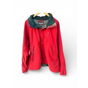 Marmot Red Softshell Jacket Men's Large Full Zip Outdoor Coat